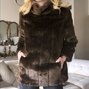 Banana Republic Faux Fur Pullover